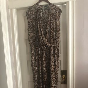 Leopard print jumpsuit